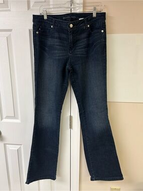 Michael Kors dark wash bootcut jeans